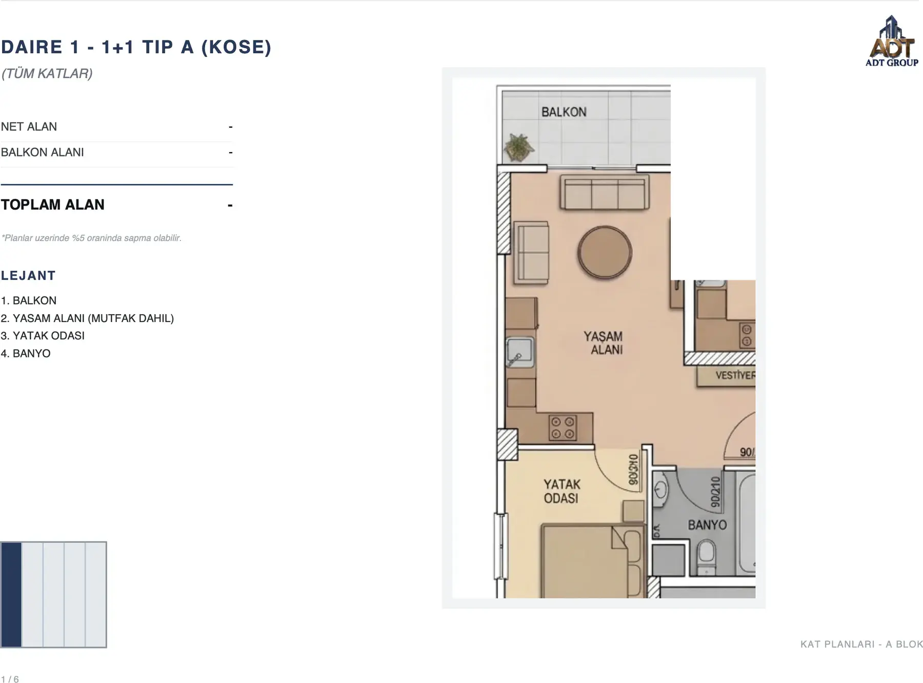 City Life kat planı 2