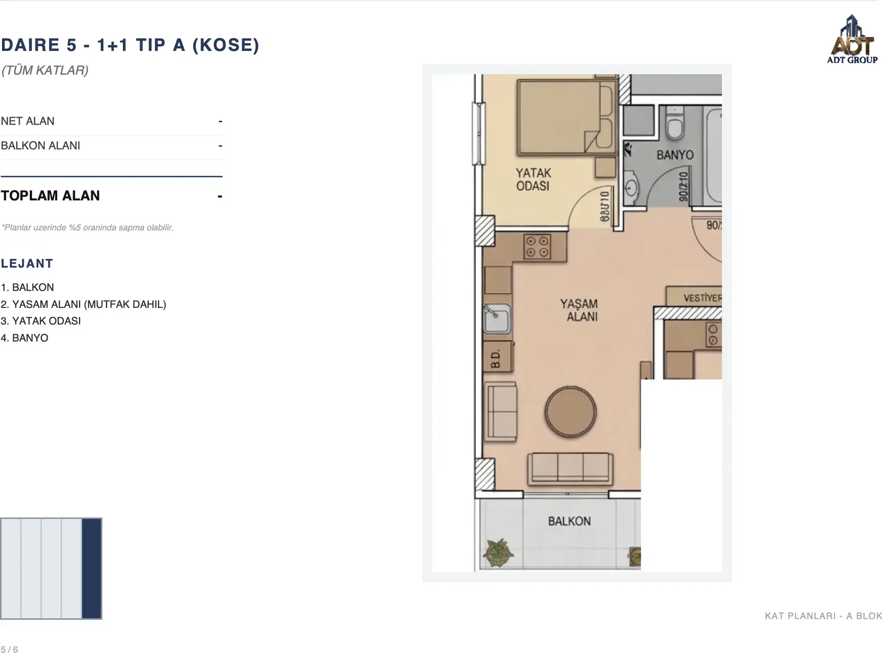 City Life kat planı 6
