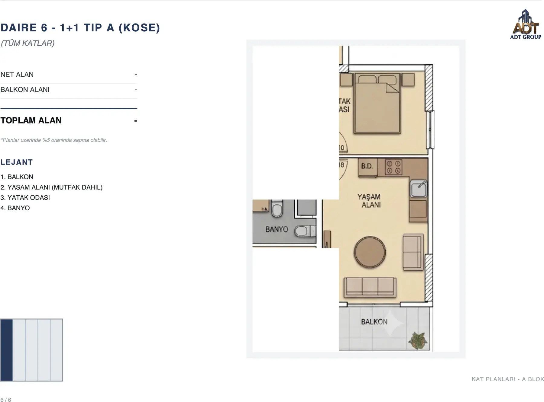 City Life kat planı 7